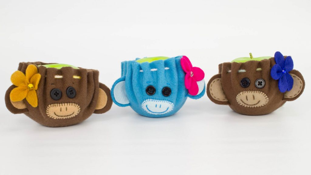 monkey cozy plush