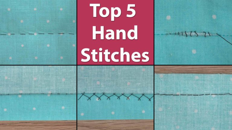 Garment Hand Stitches - Professor Pincushion