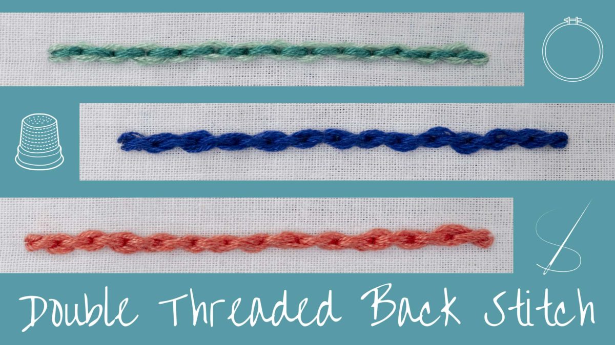 Double Threaded Back Stitch